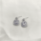 CELESTIA DROPS SILVER EARRING