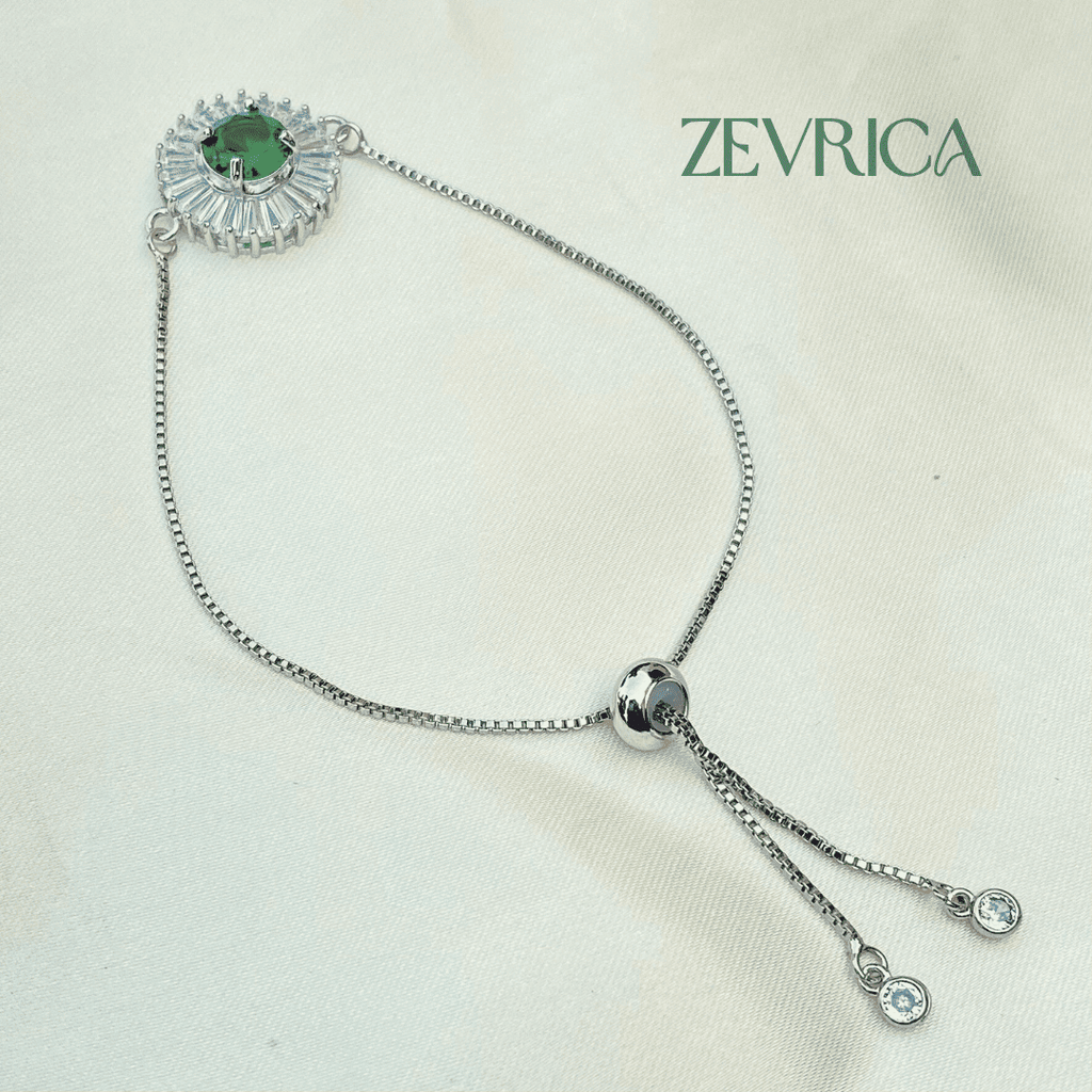 Emerald Bloom Bracelet