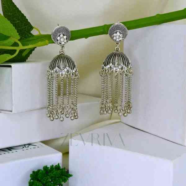 TEMPLE TASSELS JHUMKA