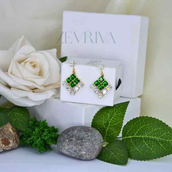 VERDE PRISM EARRINGS