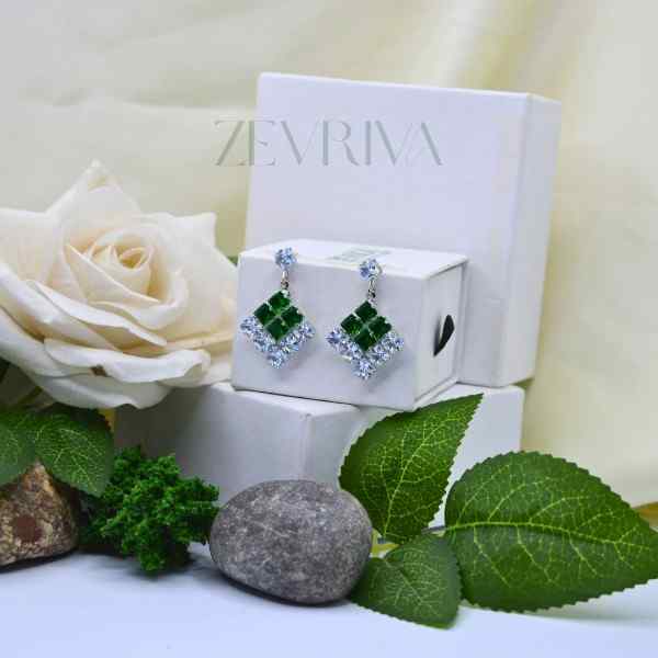 VERDE PRISM EARRINGS