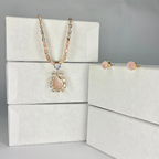 AMBER ROYALTY NECKLACE SET