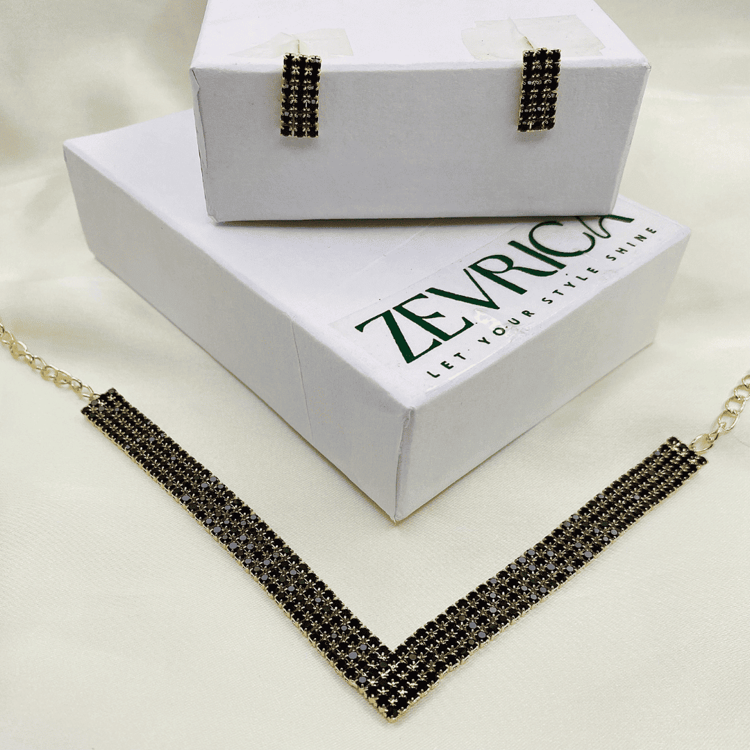 Velvet Noir Necklace Set