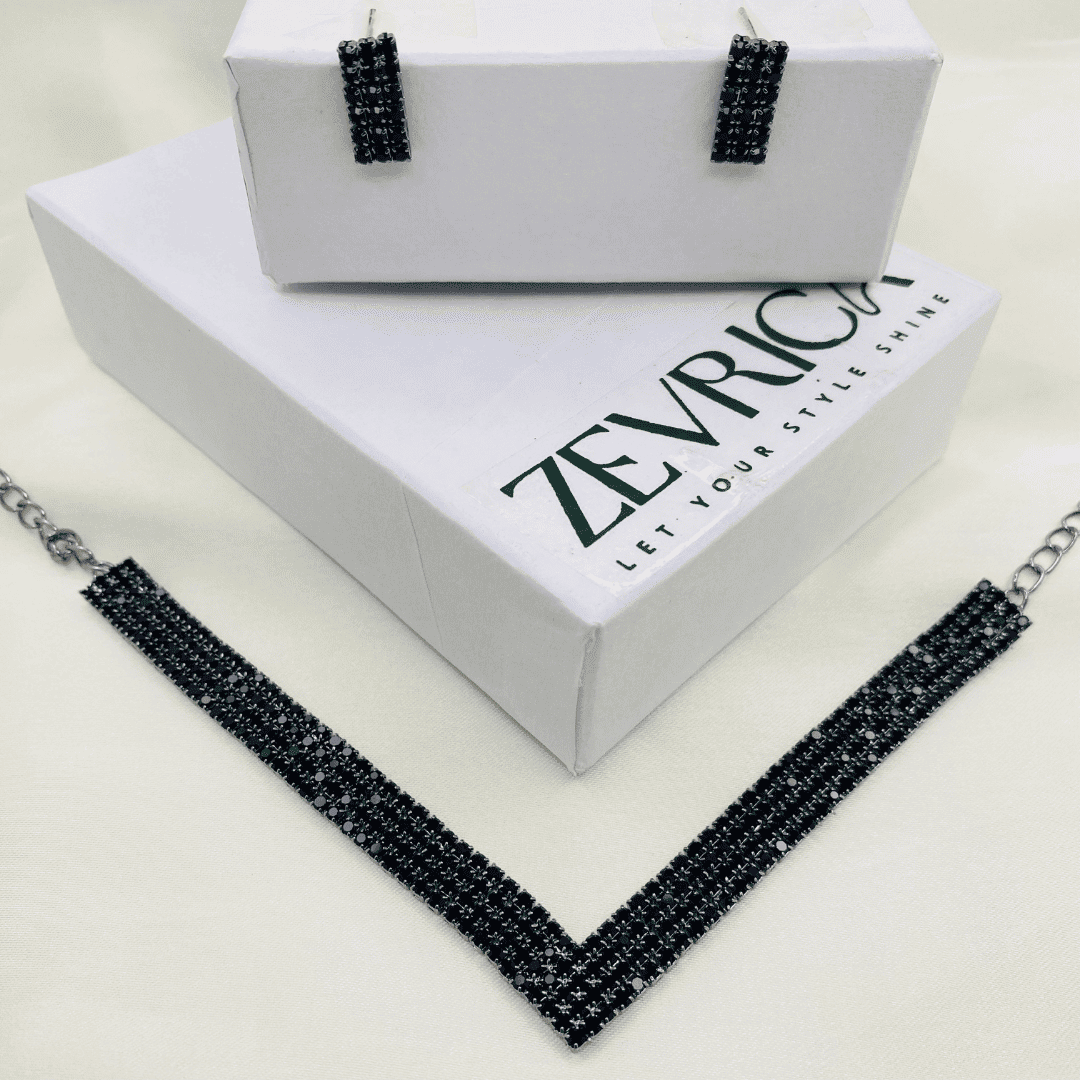 Velvet Noir Necklace Set