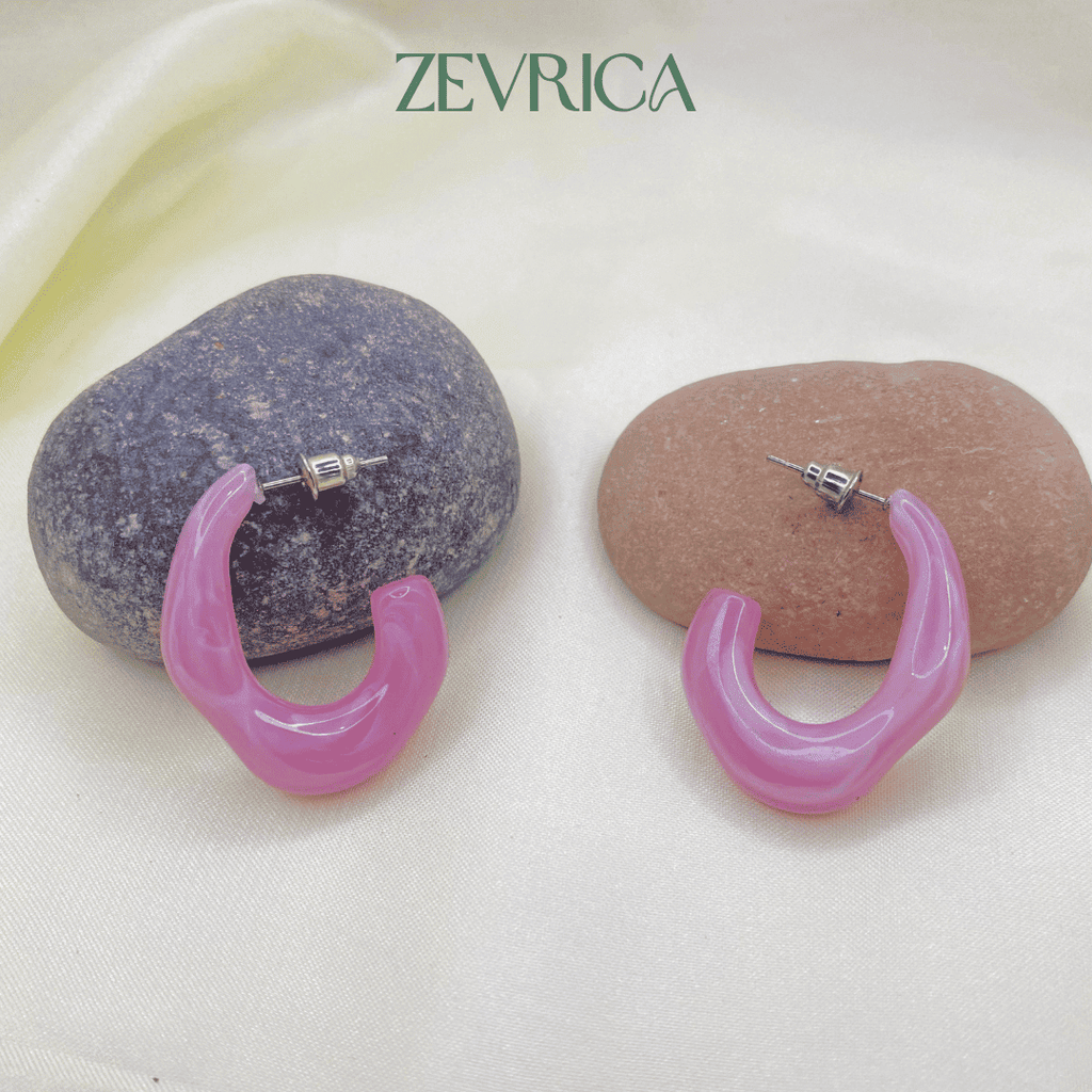 Aqua Arc Earrings | Set of 4