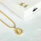 AMBER ROYALTY NECKLACE SET