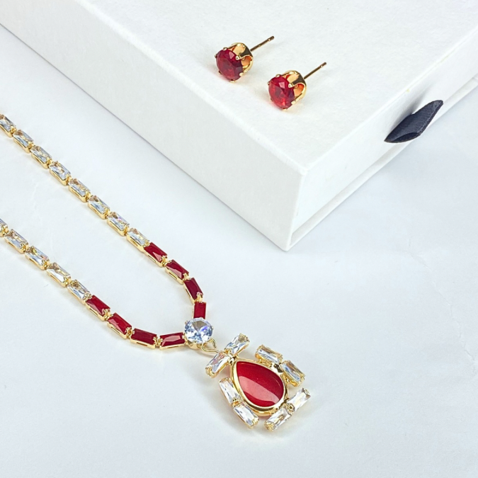 AMBER ROYALTY NECKLACE SET