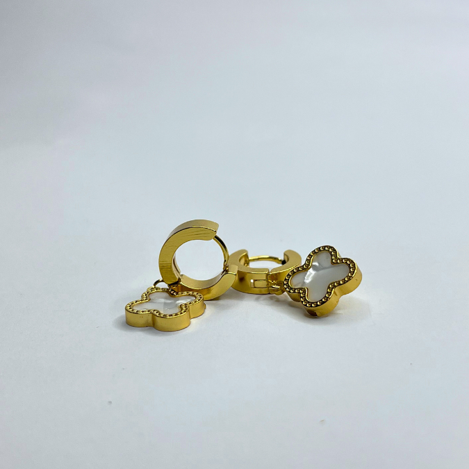 Clover hoops Earrings