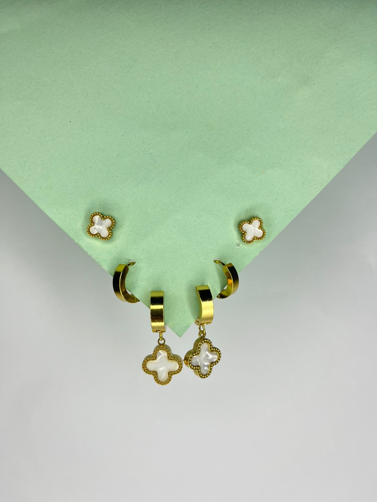 PEARL BLOOM EARRINGS SET