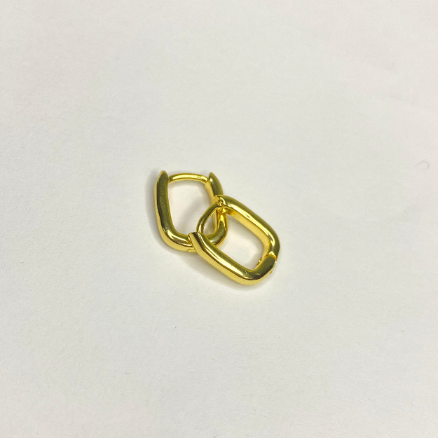 TIMELESS CURVE GOLDEN EARRINGS